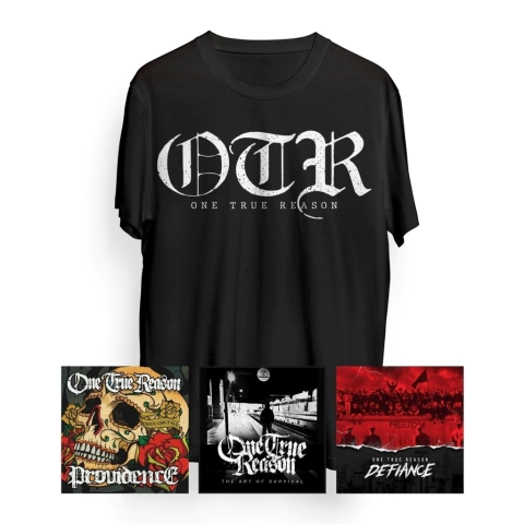 COMBO CAMISETA + CDS ONE TRUE REASON – BURN ALL FASCISTS – OTR04