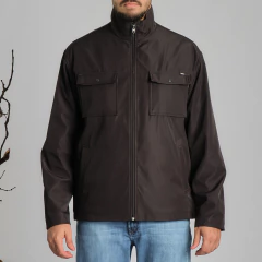 JAQUETA MASCULINA GOLA ALTA - comprar online