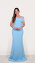 Vestido Crepe Longo Ombro a Ombro na internet
