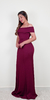 Vestido Crepe Longo Ombro a Ombro - comprar online