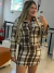 Conjunto Xadrez Flanelado – Jaqueta + Saia - NF DISTRIBUIDORA DE MODA