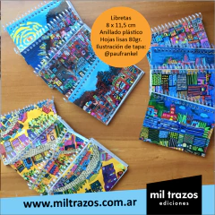 Libreta con tapa ilustrada