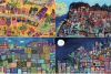 Casa casita - PACK 4 POSTALES