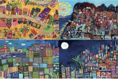 Casa casita - PACK 4 POSTALES