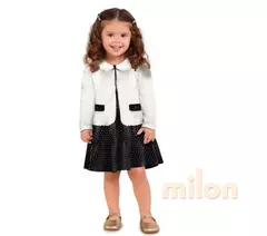 CONJUNTO VESTIDO COM CASACO -MILON - comprar online