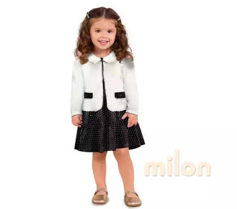 CONJUNTO VESTIDO COM CASACO -MILON - comprar online
