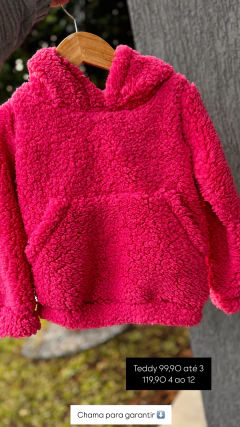 TEDDY COM CAPUZ PINK - Pedro e Pedrita Store