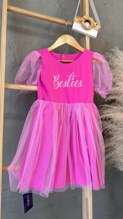 Vestido tule pink - comprar online