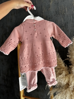 VESTIDO TRICOT E MACACAO MELISSA PLUSH ROSA - PedroePedritaStore
