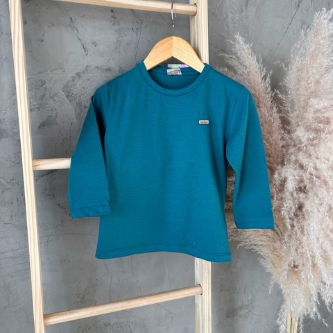 Camiseta manga longa verde - Milon