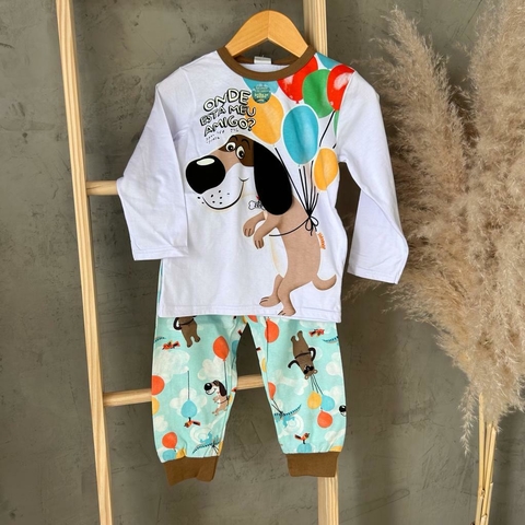Pijama longo cachorro - Alakazoo