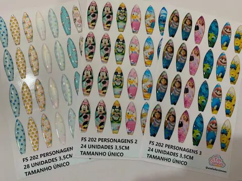 FS 202 PRANCHAS PERSONAGENS - comprar online