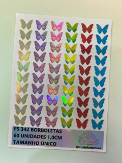 FS 342 BORBOLETAS SEM RESINA - comprar online