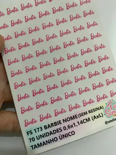 FS 173 BARBIE SEM RESINA - comprar online