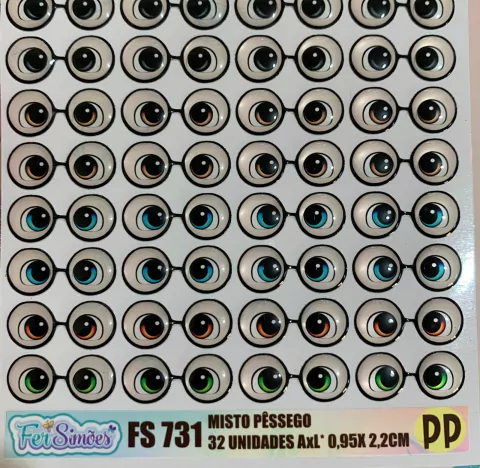 FS 731 OLHINHO COM ÓCULOS