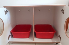 Banheirinho duplo - Arranhadores  e Playgrounds para gatos | Casinhas e Cia Atelier