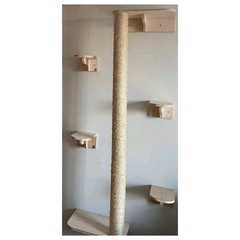Arranhador tubular com prateleiras - comprar online