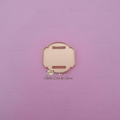 Passador de elástico moldura para personalizar