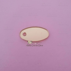 Tag Oval para Personalizar