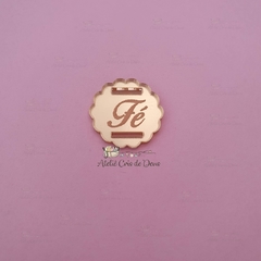 Passador de elástico em acrílico "Fé" - comprar online