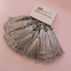 Kit Tassel Pingente 9cm com Tulipa com 2 unidades - Prata na internet