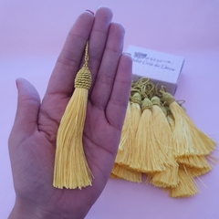 Kit Tassel Pingente 9cm com Tulipa com 2 unidades - Amarelo