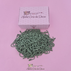 Corrente de Bolinha completa com fecho canoa - Verde chá - Kit com 5 unidades na internet