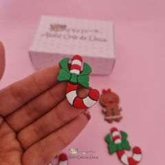 Kit com 2 Apliques Emborrachado - Biscoito de Natal na internet