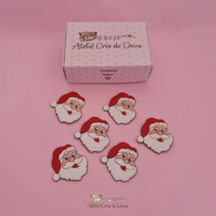 Kit com 2 Apliques Emborrachado - Papai Noel - comprar online
