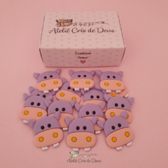 Kit com 2 Apliques Emborrachado - Safari Hipopótamo - loja online