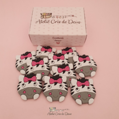 Kit com 2 Apliques Emborrachado - Safari Zebra - comprar online