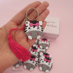 Kit com 2 Apliques Emborrachado - Safari Zebra - Ateliê Cris de Deus