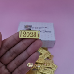 Plaquinha acrílica 2023 - loja online