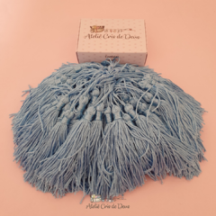 Kit Tassel Pingente 7cm - com 5 unidades - Azul Claro - comprar online