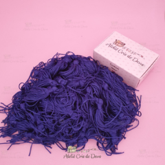 Kit Tassel Pingente 7cm - com 5 unidades - Azul Royal na internet