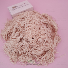 Kit Tassel Pingente 7cm - com 5 unidades - Bege - comprar online