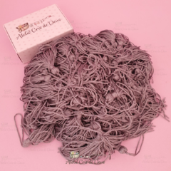 Kit Tassel Pingente 7cm - com 5 unidades - Cinza - Ateliê Cris de Deus