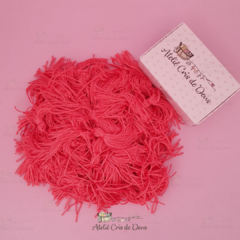 Kit Tassel Pingente 7cm - com 5 unidades - Coral - Ateliê Cris de Deus