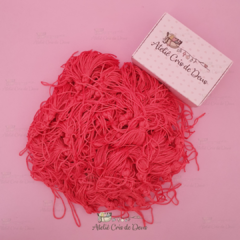 Kit Tassel Pingente 7cm - com 5 unidades - Goiaba - Ateliê Cris de Deus