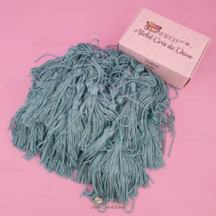 Tassel Pingente 7cm - Verde turquesa
