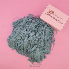 Tassel Pingente 7cm - Verde turquesa
