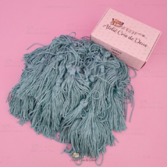 Tassel Pingente 7cm - Verde turquesa