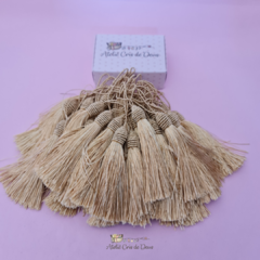 Kit Tassel Pingente 9cm com Tulipa com 2 unidades - Dourado na internet