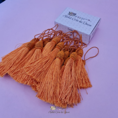 Kit Tassel Pingente 9cm com Tulipa com 2 unidades - Laranja na internet