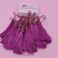 Kit Tassel Pingente 9cm com Tulipa com 2 unidades - Púrpura na internet