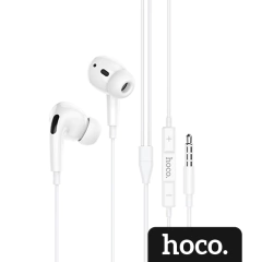 FONE DE OUVIDO INTRA AURICULAR C/ MIC M1 PRO - BRANCO - HOCO.