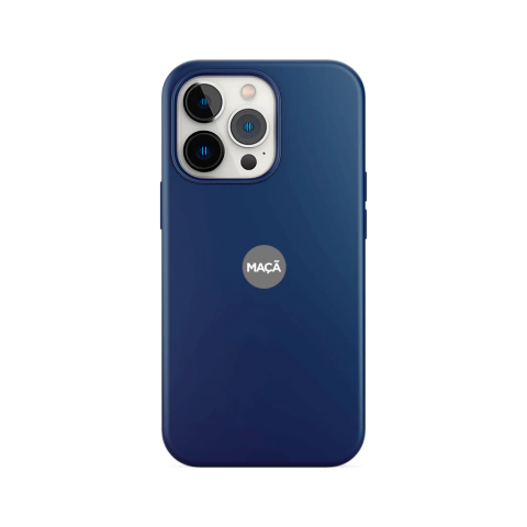 IPHONE 13 PRO MAX - CAPA SILICONE - AZUL MARINHO - comprar online