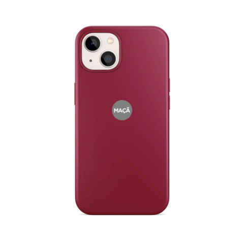 IPHONE 13 - CAPA SILICONE - VINHO