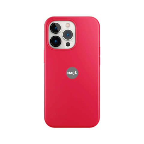 IPHONE 15 PRO MAX - CAPA SILICONE - MARSALA