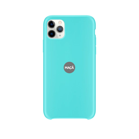 IPHONE 11 PRO MAX - CAPA SILICONE - VERDE ÁGUA - comprar online